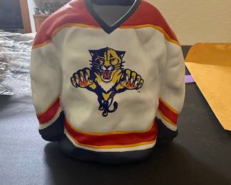 Florida Panthers Hockey Jersey Ceramic Vase