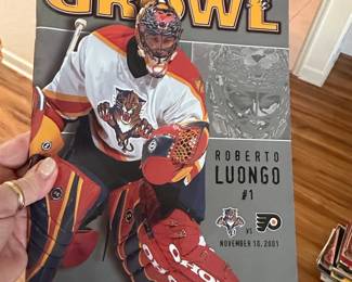 Florida Panthers "Growl" Magazine featuring Roberto Luongo