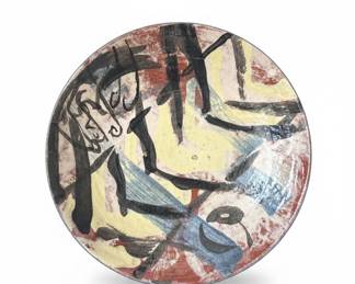 Studio Pottery Ceramic Decorative Plate