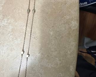Sterling Silver Geometric Necklace