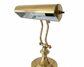 Brass Banker's Lamp