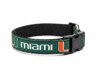 Pets First University of Miami Hurricanes Dog Collar
