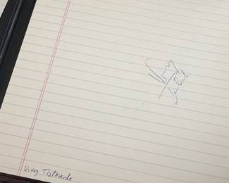 Vinny Testaverde Signed Autograph