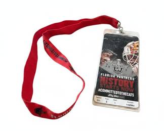 Florida Panthers 2016 Stanley Cup Playoffs Lanyard and Ticket