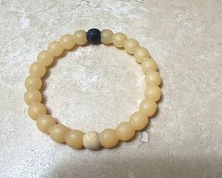 Yellow Calcite Beaded Stretch Bracelet
