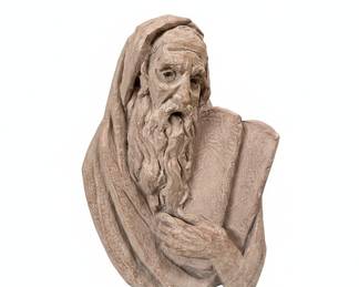 Bust of Moses by Arnold Henry Bergier