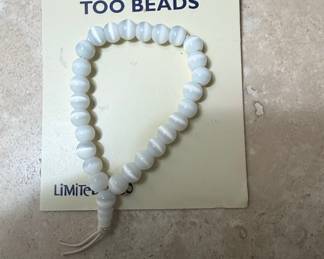 Selenite Cat's Eye Beads Bracelet