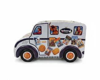 Jacobsens "Around the World" Ice Cream Truck Tin
