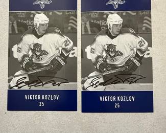 Viktor Kozlov Florida Panthers Signed Photo