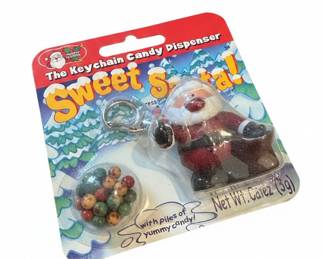 Sweet Santa Keychain Candy Dispenser