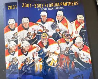 2001-2002 Florida Panthers Official Team Yearbook