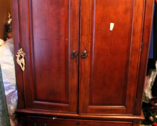 Dark Cherry Armoire