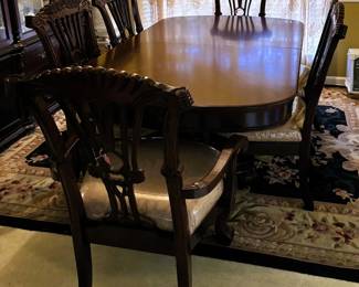 Mahhogany Dining Table and Chairs