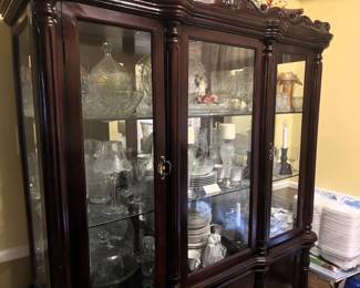 China Cabinet, China Dishes, Crystal Dishes
