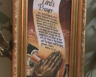 The Lords Prayer by David Gunter Art Frame