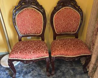 VictorianStyle Parlor Chair