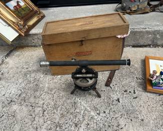 Starrett surveyor machine in case