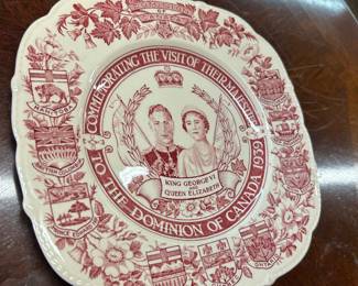 1953 Royal Wedding commemorative plate