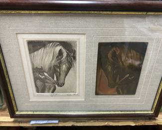 Linda Lloyd etching with plate