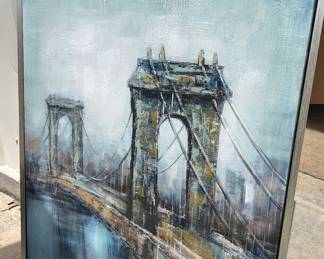 Brooklyn Bridge decoupage
