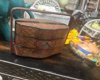 Lacquer Wedding Basket