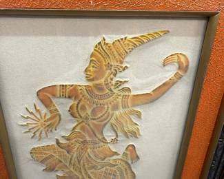 Thai temple rubbing