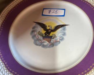 Abraham Lincoln dinner set pattern