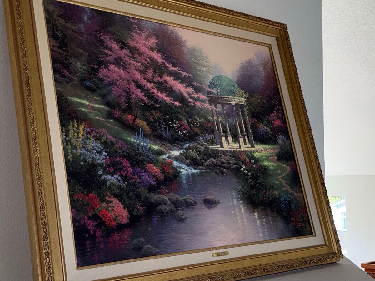 Thomas Kinkade "Pools of Serenity" Limited Edition Canvas Print