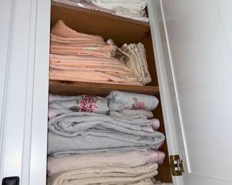 Vintage Embroidered Linens and Towels