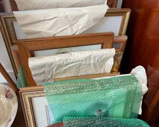 Assorted Vintage and Antique Picture Frames