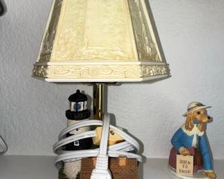 Apsit Bros of California Nautical Lighthouse Lamp