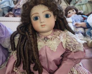 Victorian-Style Porcelain Doll