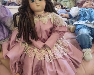 Victorian-Style Porcelain Doll