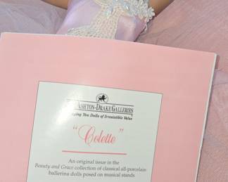 Ashton-Drake Galleries "Colette" Porcelain Ballerina Doll