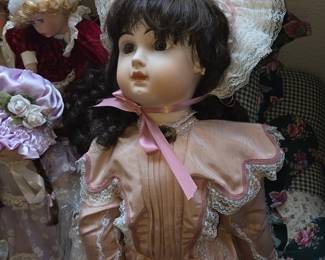 Victorian-style Porcelain Doll