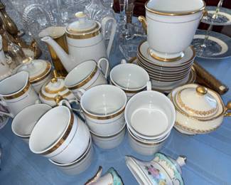 Sango Empress Gold Fine China Tea Set