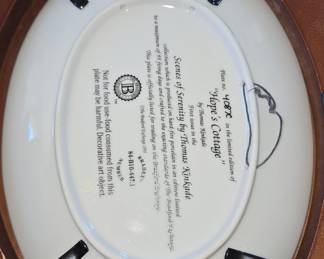 Thomas Kinkade "Hope's Cottage" "Secrets of Serenity" Collector Plate