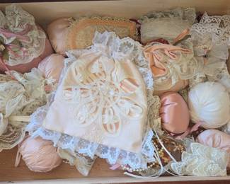 Victorian Lace and Silk Sachets Assortment