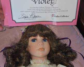 Paradise Galleries "Violet" Collector Doll by Linda Mason