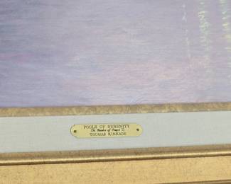 Thomas Kinkade "Pools of Serenity" Limited Edition Hand-Enhanced Lithograph