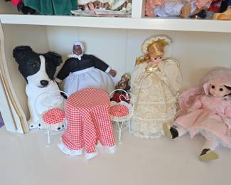 Collection of Vintage Dolls and Accessories
