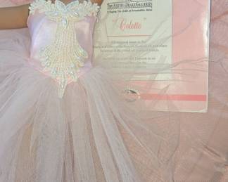 Ashton-Drake Galleries "Colette" Porcelain Ballerina Doll