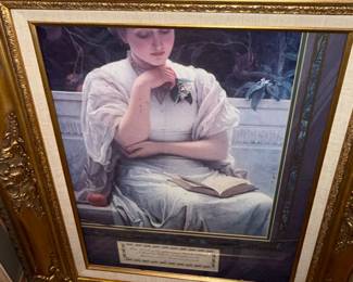 A Girl Reading by Charles Edward Perugini