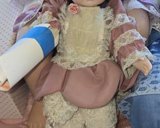 Bradley "Collector's Dolls" Porcelain Doll with Certificate of Authenticity