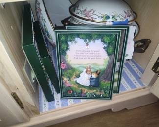 Susan Wheeler "From This Day Forward" Wedding Bunnies Framed Art