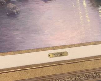 Thomas Kinkade "Pools of Serenity" Limited Edition Canvas Print