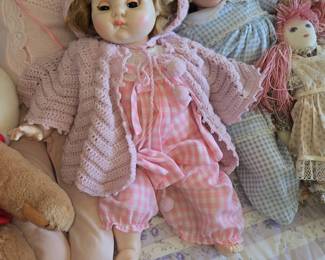 Vintage Madame Alexander "Puddin" and "Kitten" Dolls Collection