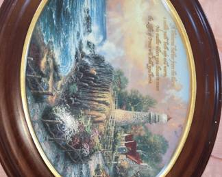 The Light of Peace" "The Light of Peace" Thomas Kinkade Collector Plate