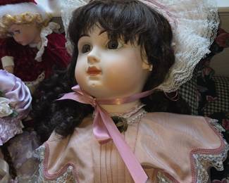 Victorian-style Porcelain Doll