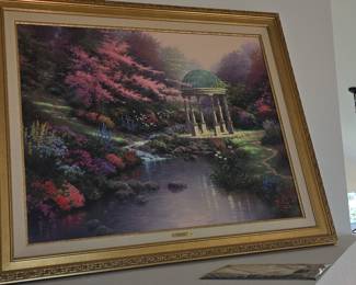 Thomas Kinkade "Pools of Serenity" Limited Edition Hand-Enhanced Lithograph